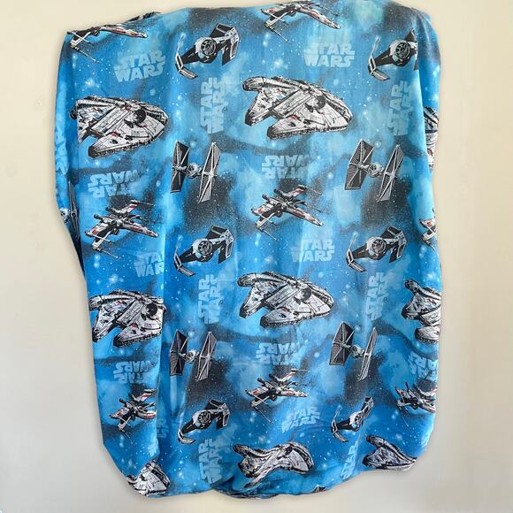 Vintage Y2K Star Wars Millennium Falcon Print Twin Fitted Sheet - Picture 2 of 8